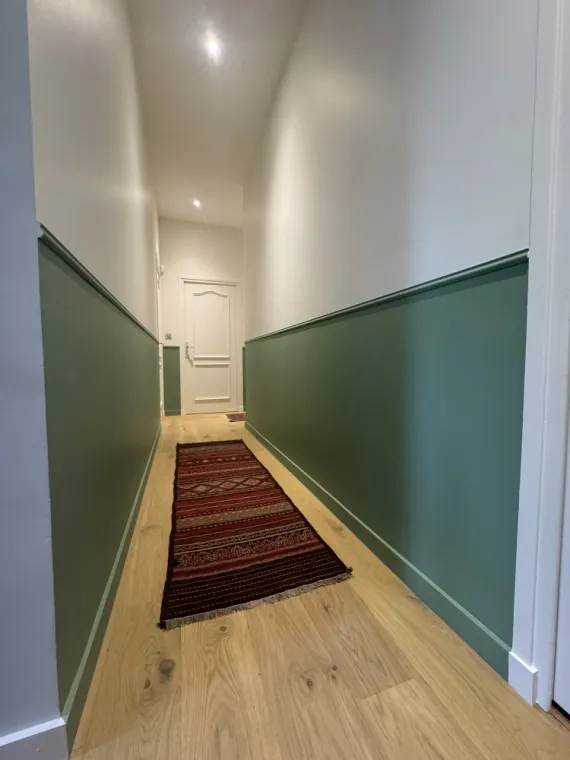 Rénovation d' un couloir à Sainte-Foy-lès-lyon, Lyon 06, Atelier Céramique & Bois